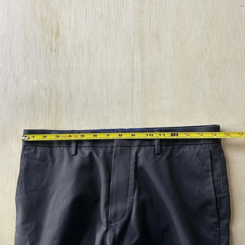 Banana Republic Pants Mens 30x30 Gray Dress Flat Front Straight Leg Non Iron